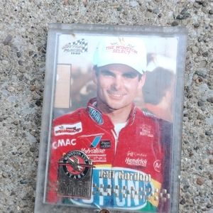 1995 Action Packed "Race Winners" "24KT Gold" insert card of Jeff Gordon
